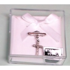 Baby Pin-Sterling Crucifix